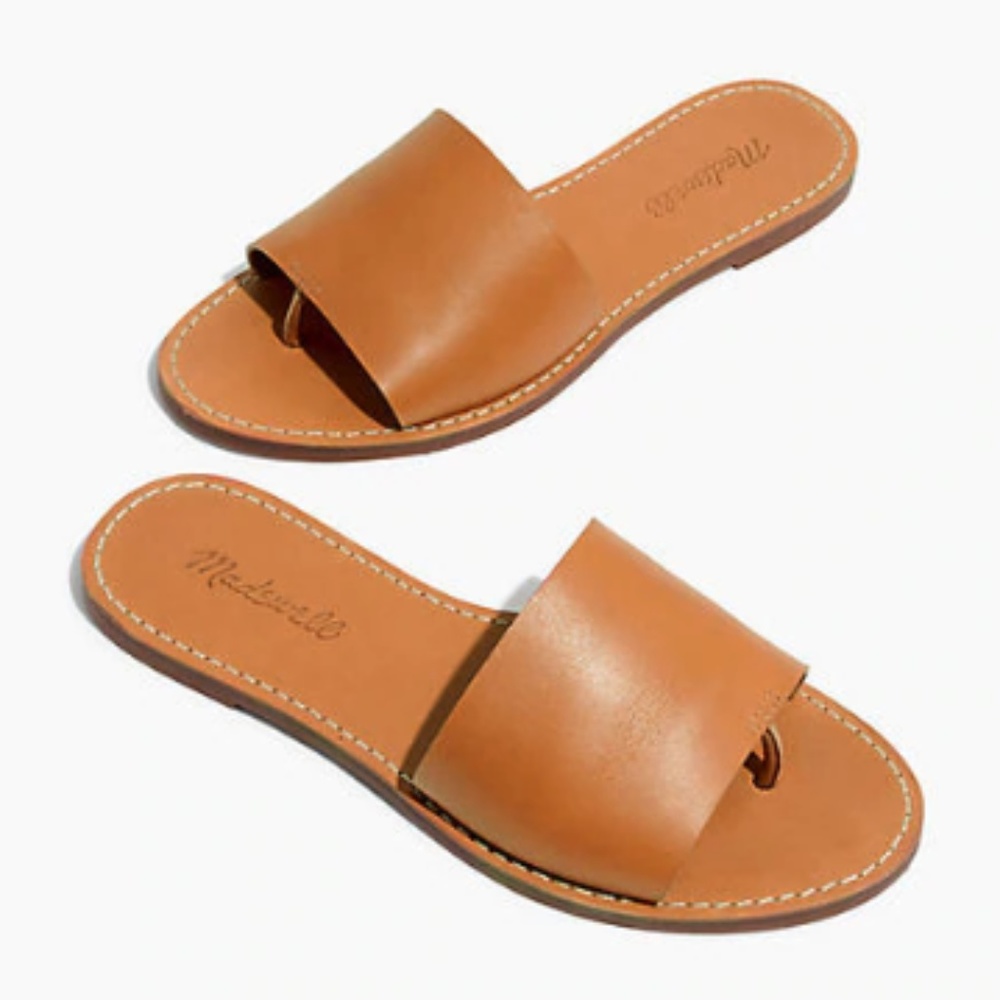 Madewell Boardwalk Post Slide Sandal NWT